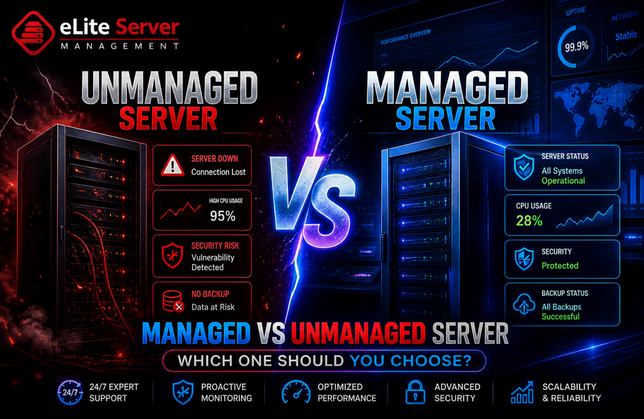 Managed vs Unmanaged Server: What Businesses Should Choose?