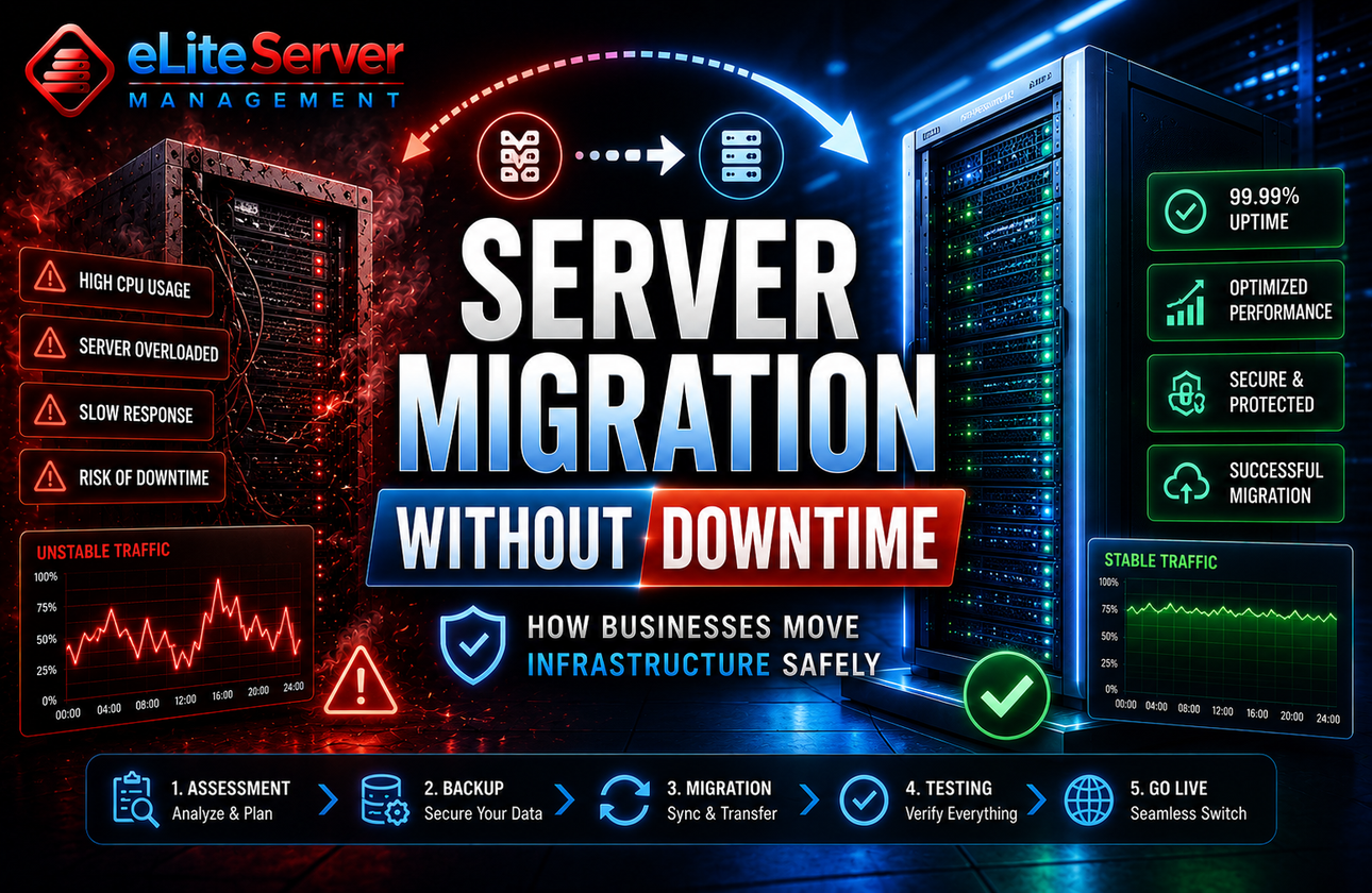 Server Migration Without Downtime: How Businesses Move Infrastructure Safely