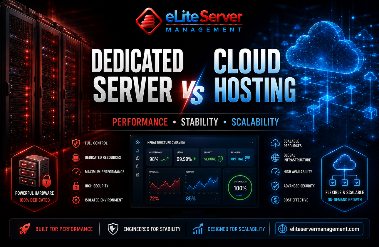 Dedicated Server vs Cloud Hosting: Which Is Better for Performance & Stability?