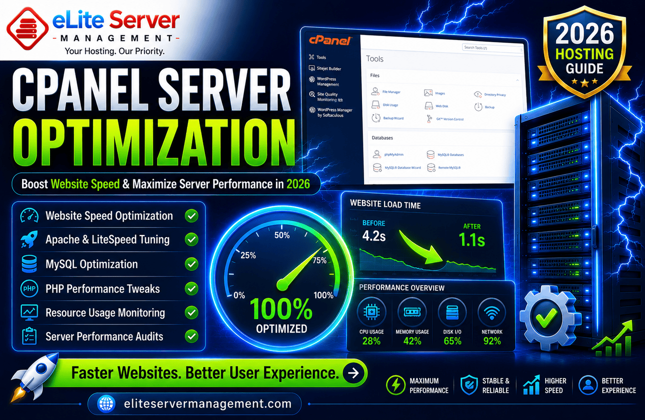 cPanel Server Optimization: How to Improve Website Speed and Server Performance in 2026