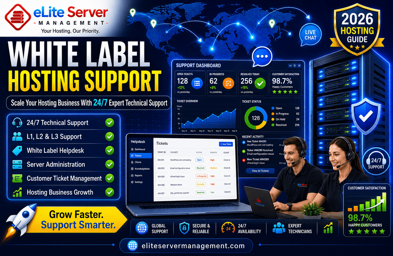 White Label Hosting Support: How Hosting Companies Scale 24/7 Technical Support in 2026