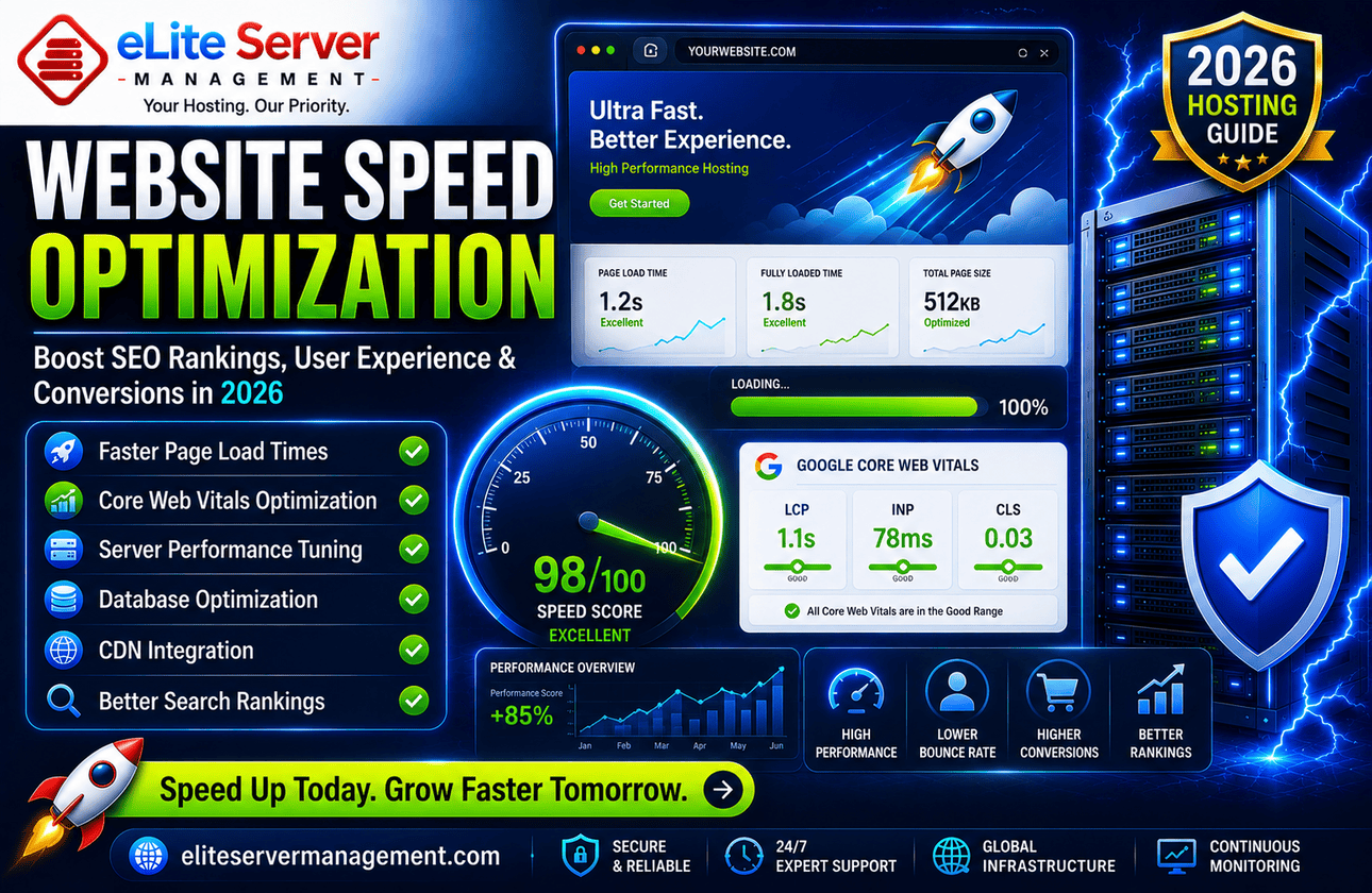 Website Speed Optimization for Hosting: How Faster Websites Improve SEO, Conversions & Revenue in 2026