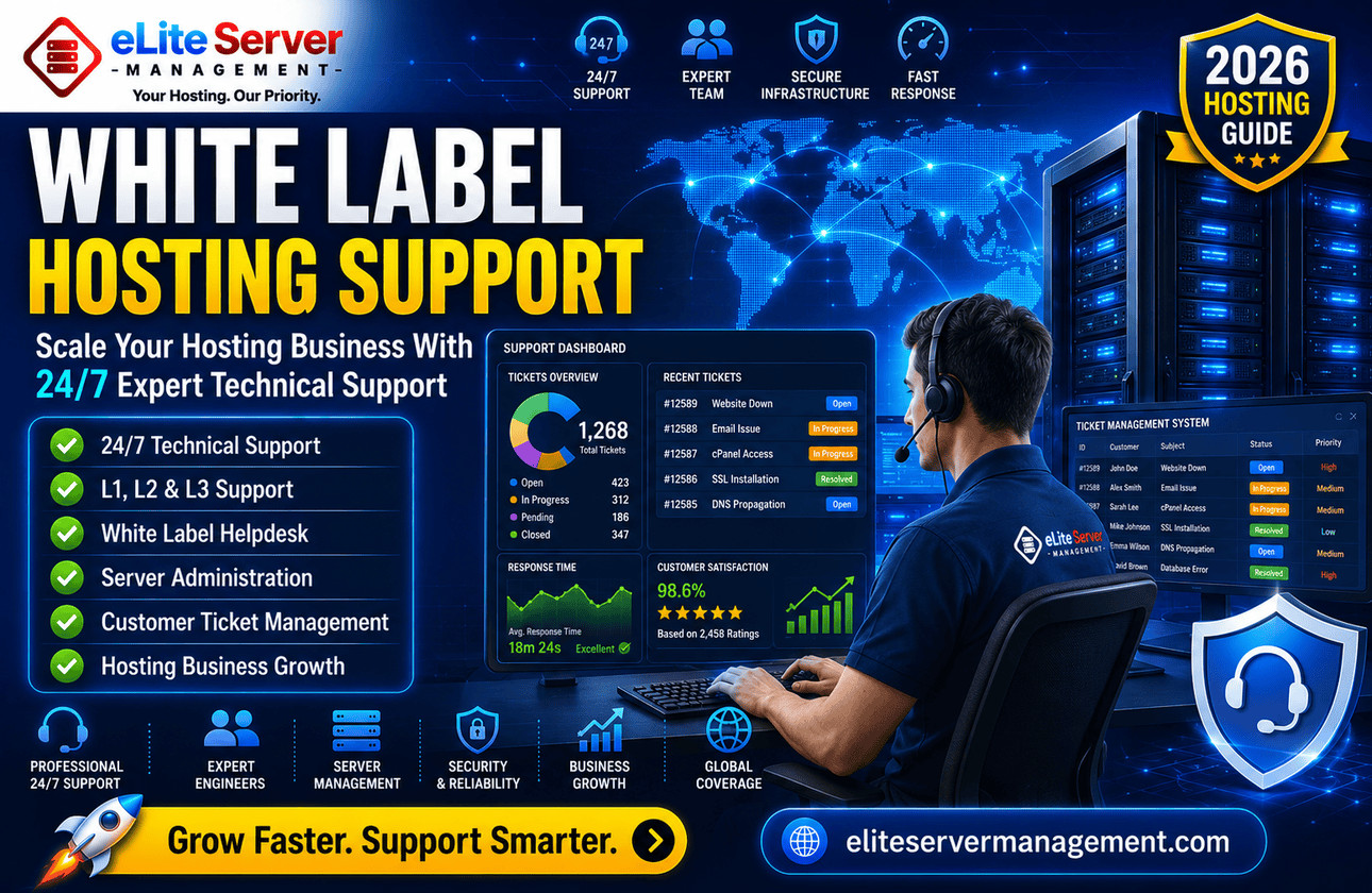 White Label Hosting Support Services: How Hosting Providers Scale Faster in 2026